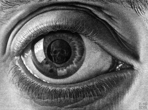 M.C. Escher - Eye, 1946 Mezzotint